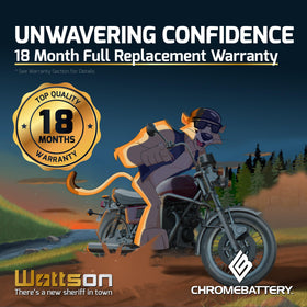 CB CHROMEBATTERY AGM internal structure detail highlighting spill-proof and vibration resistance