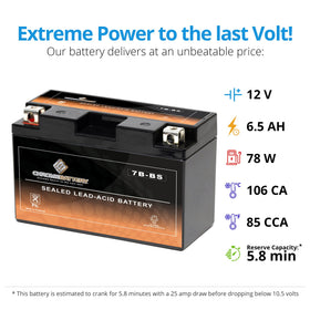 CB CHROMEBATTERY YT7B-BS side with measurements visible, helps confirm size compatibility