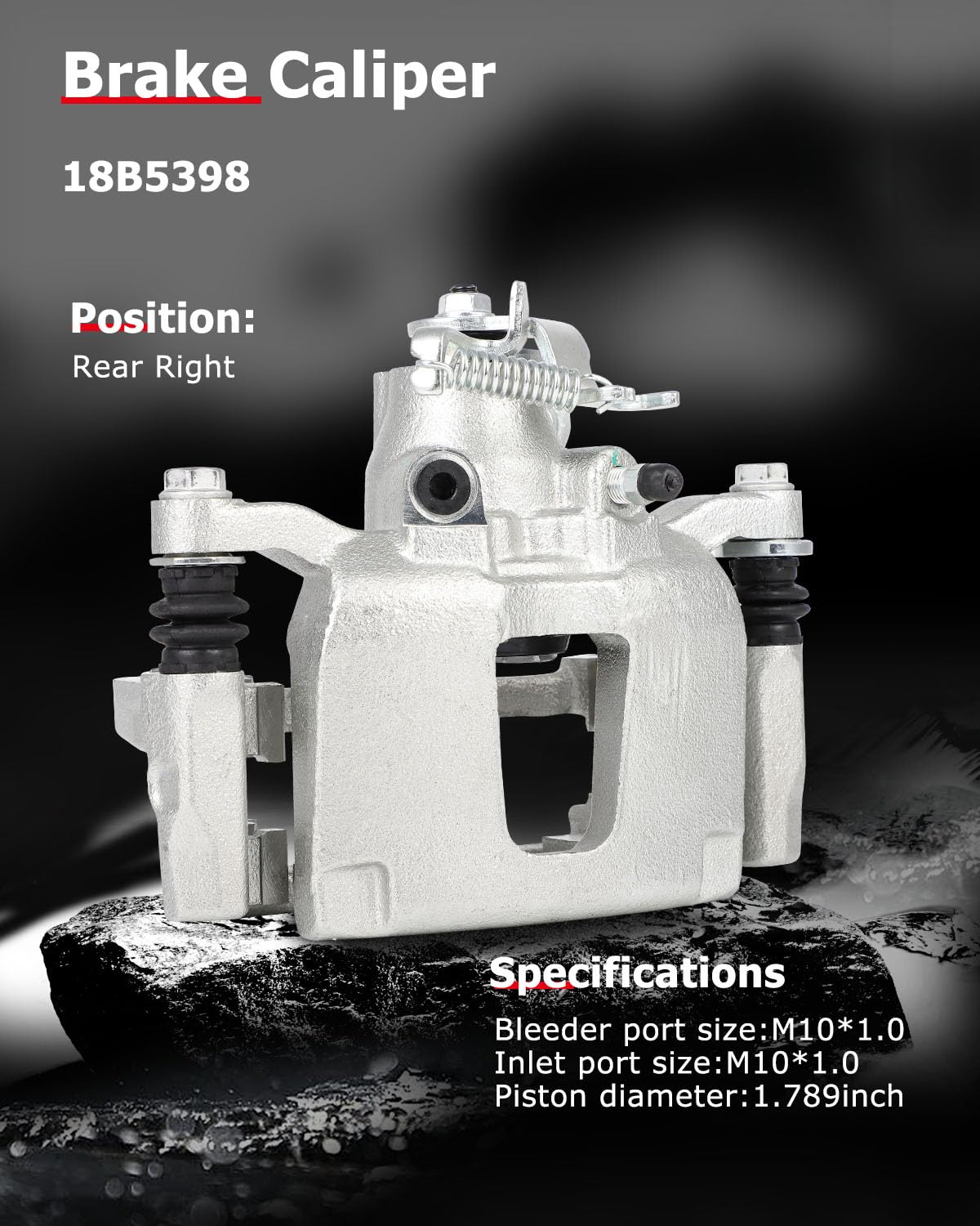 cci yu close-up of piston and thickened rubber seal showing improved leak resistance