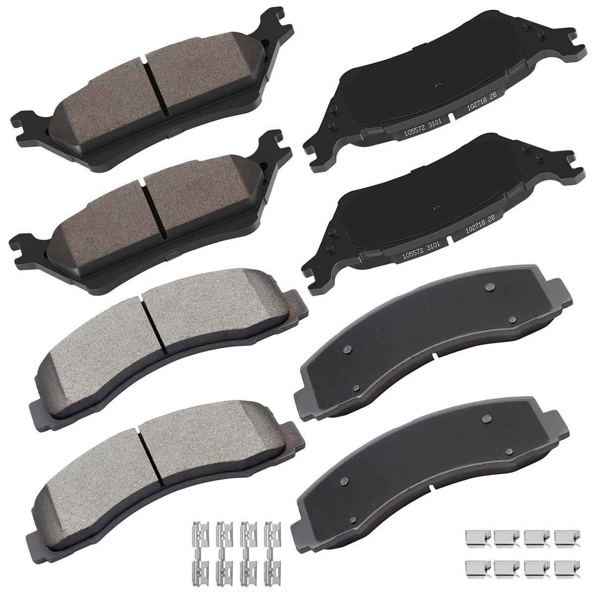 cciyu packaging showing complete front and rear kit benefits quiet braking