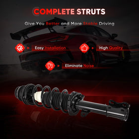 cciyu front strut side profile highlighting integrated spring for consistent damping