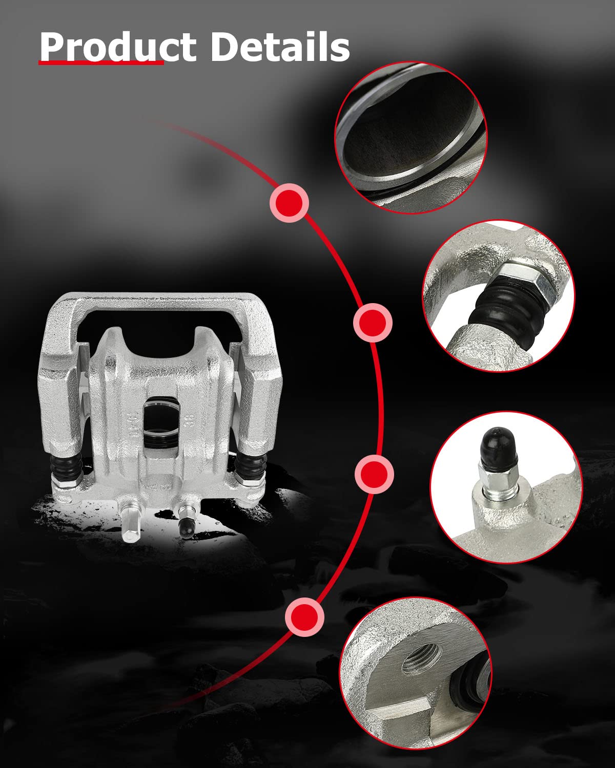 cciyu installed on vehicle rear wheel demonstrating easy direct fit replacement
