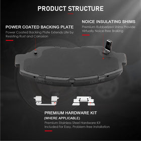 cciyu backing plate detail with bonded gasket for vibration damping benefit