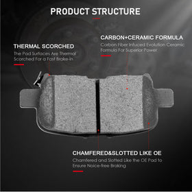 cciyu pad face close-up revealing ceramic texture and noise-reducing slots