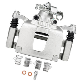 cci yu front view of rear right caliper showing bracket and finish for reliable replacement
