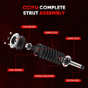 cci yu strut with printed OE part numbers for accurate matching