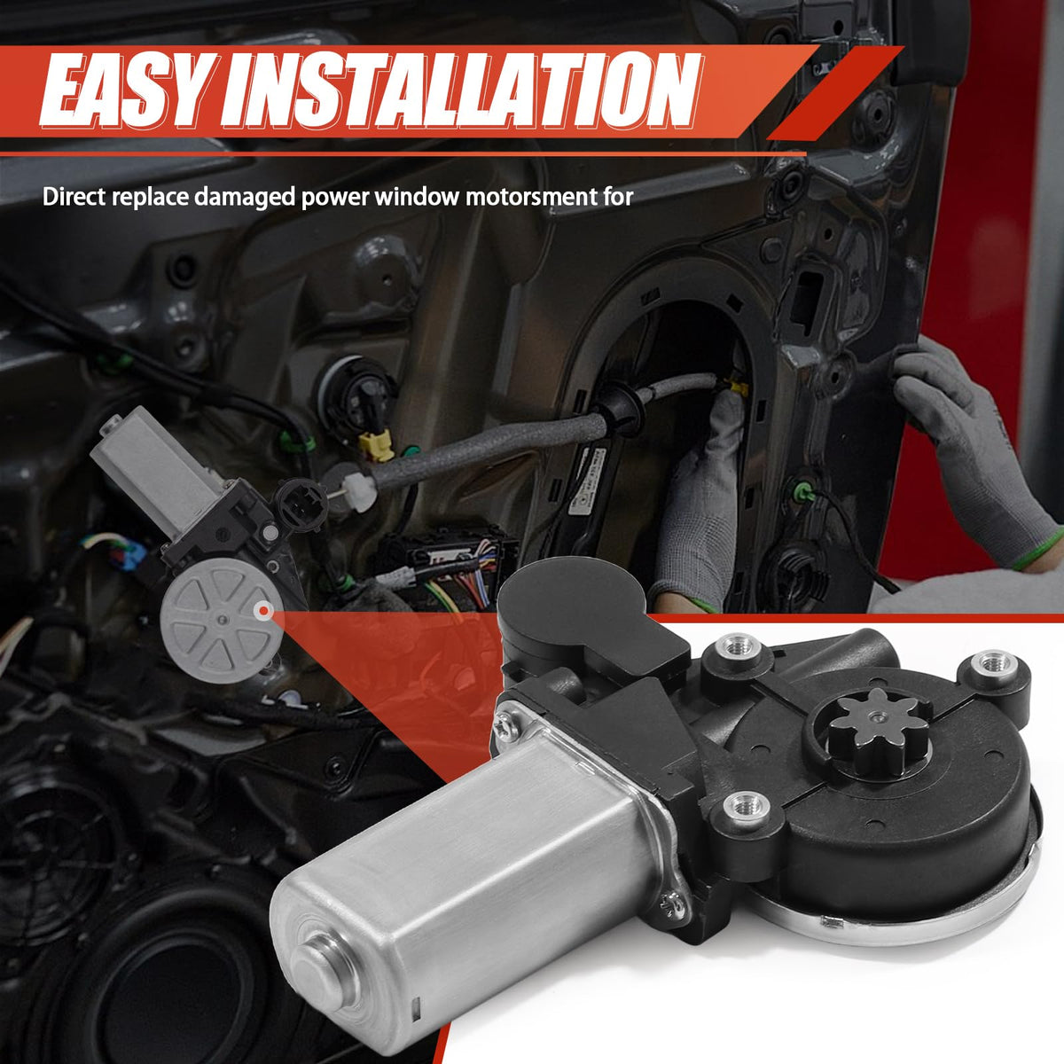 CCNLHZM motor in garage repair scene highlighting DIY replacement convenience