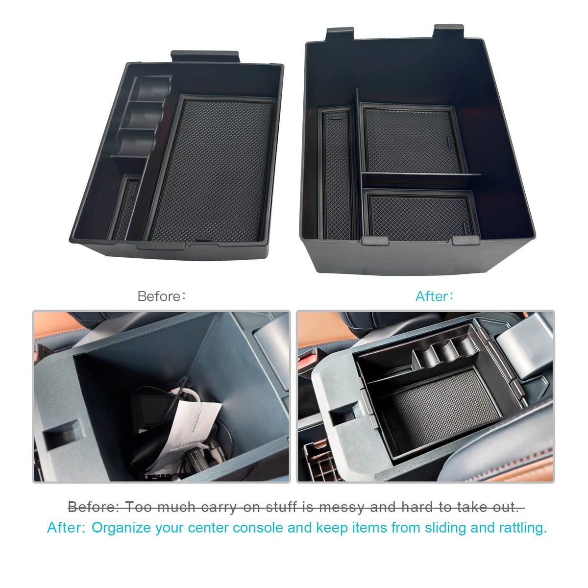 CDEFG anti-slip rubber mats detail keeping items from sliding