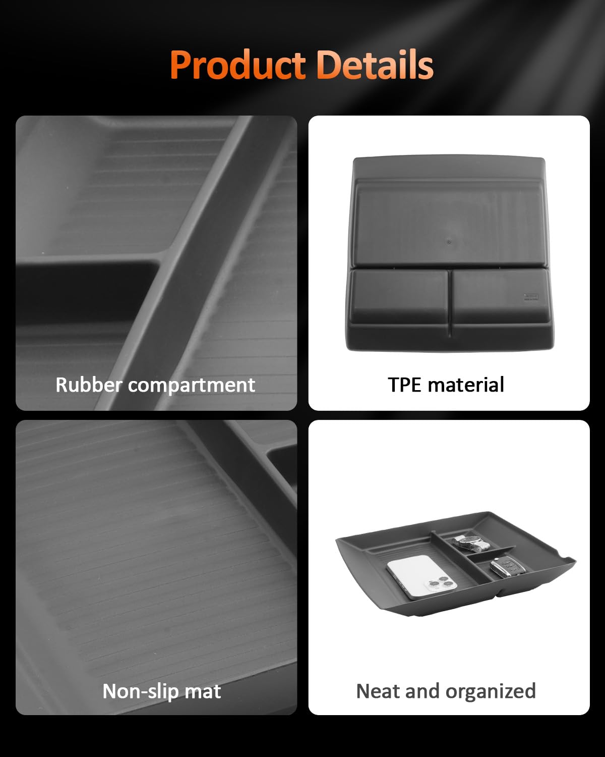 CDEFG tray with hand showing scale and quick placement benefit