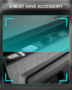 CDEFG tray next to smartphone showing scale and extra space benefit