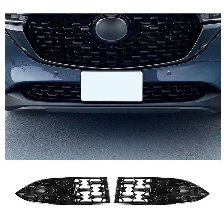 CDEFG front grill insert full view on CX-5 showing clean lower bumper upgrade
