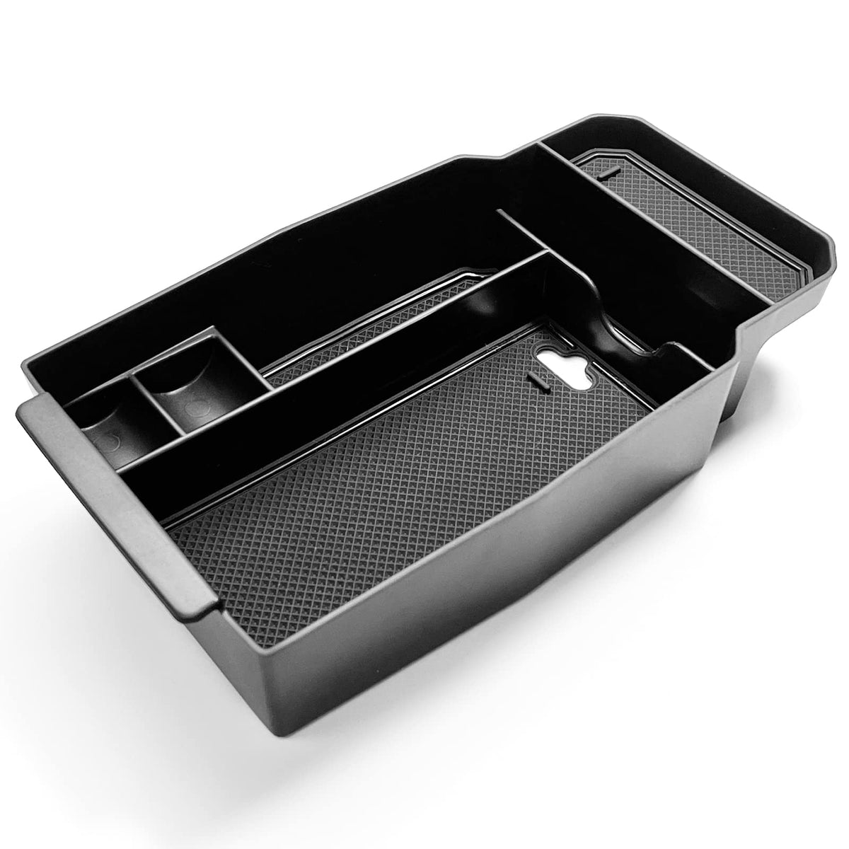 CDEFG lifestyle shot of tray installed in CX-50 for tidy cabin look