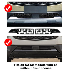 CDEFG close-up of ABS texture on grill insert highlighting durable finish and scratch resistance