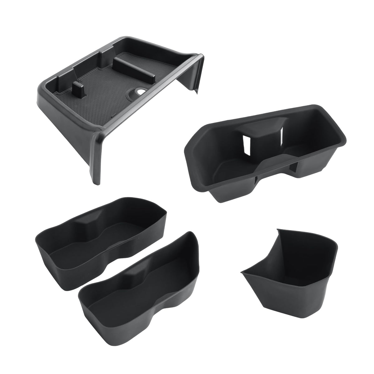 CDEFG dash tray top view showing added storage and quick-access benefit