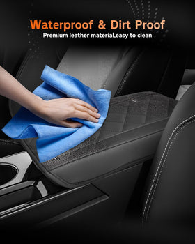 CDEFG lifestyle shot of cover in car enhancing comfort on drives