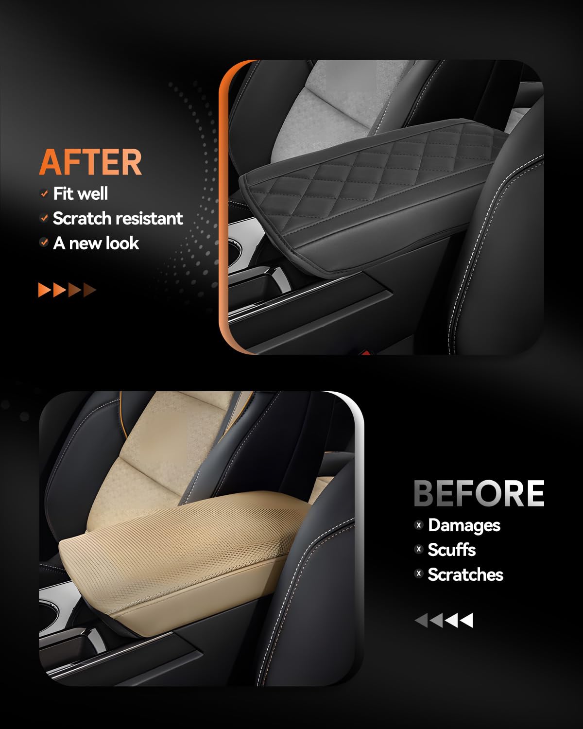 CDEFG side profile installed on Equinox demonstrating secure non-slip fit