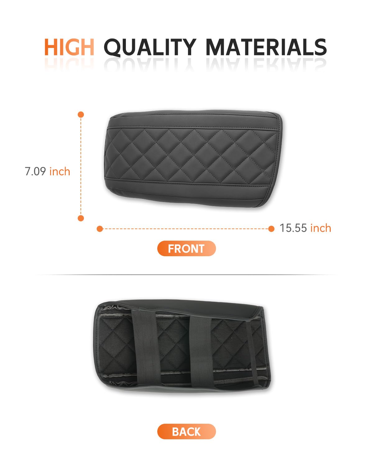 CDEFG size comparison showing cover scale and easy installation benefit