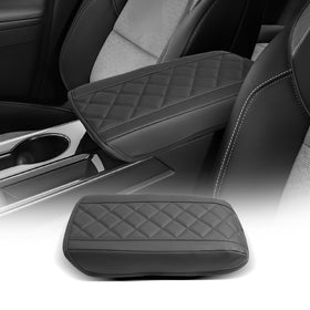 CDEFG front view of center console cover showing perfect fit and protection