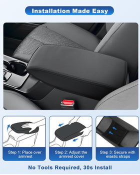 CDEFG installation step showing strap fastening for secure, no-tools fit