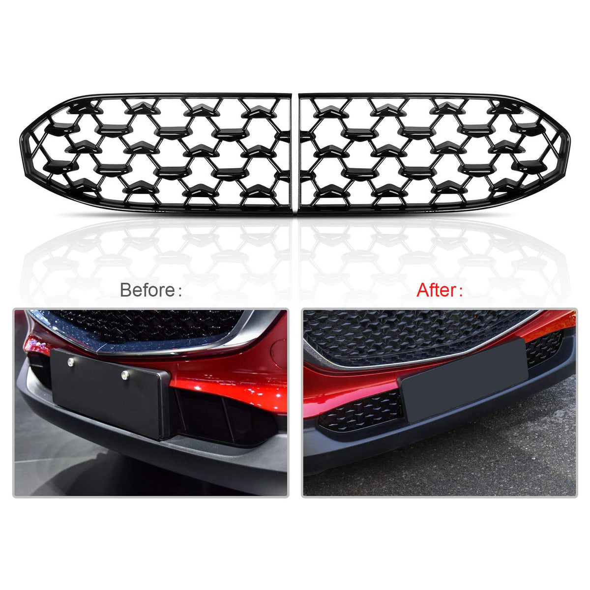 CDEFG installed on Mazda CX-30 showing improved front appearance