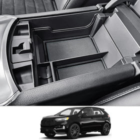 CDEFG front view of tray showing fit and clean finish for Ford Edge