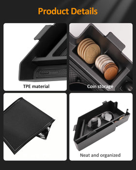 CDEFG tray beside ruler showing compact, precise fit dimensions