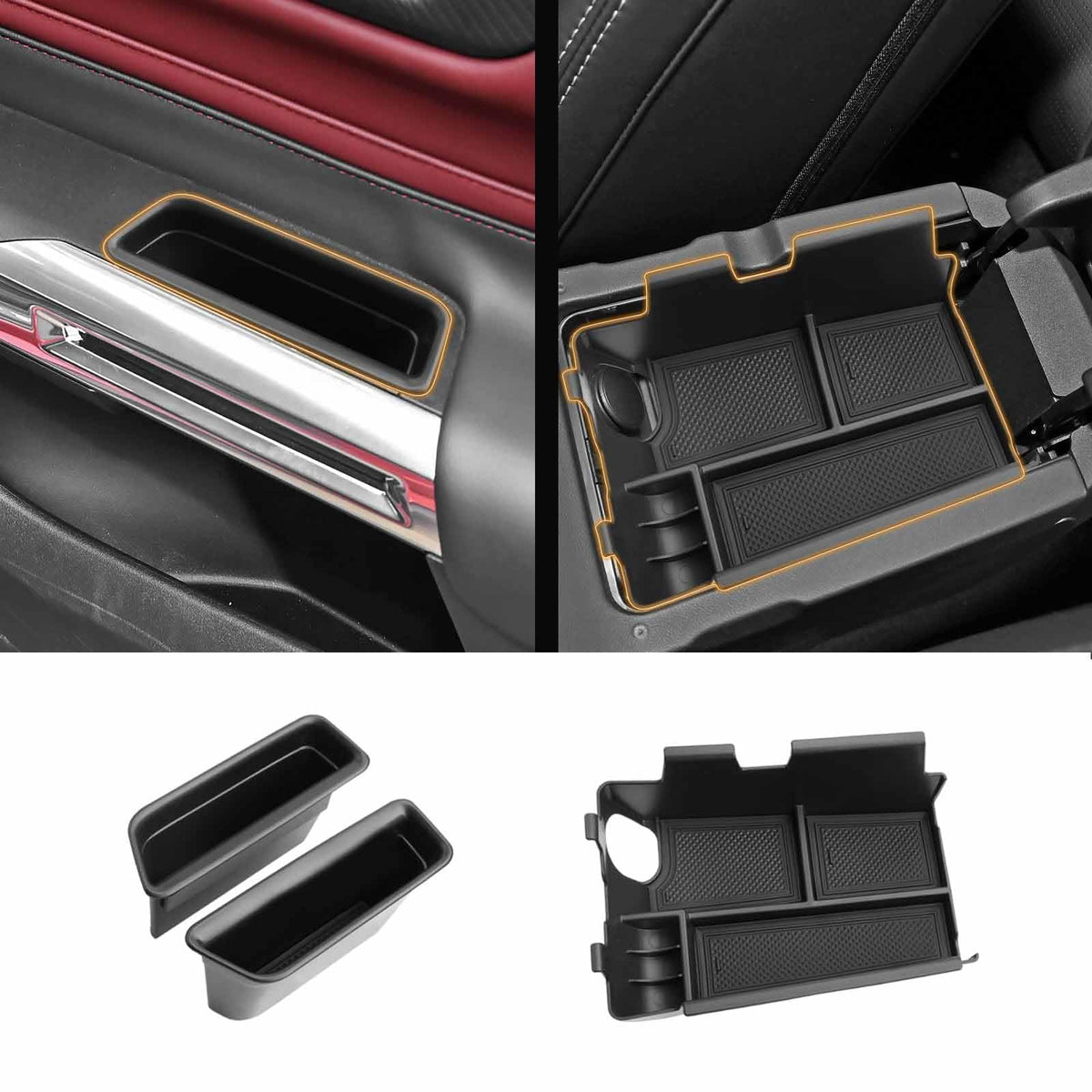 CDEFG lifestyle interior shot in Mustang shows tidy, clutter-free cabin