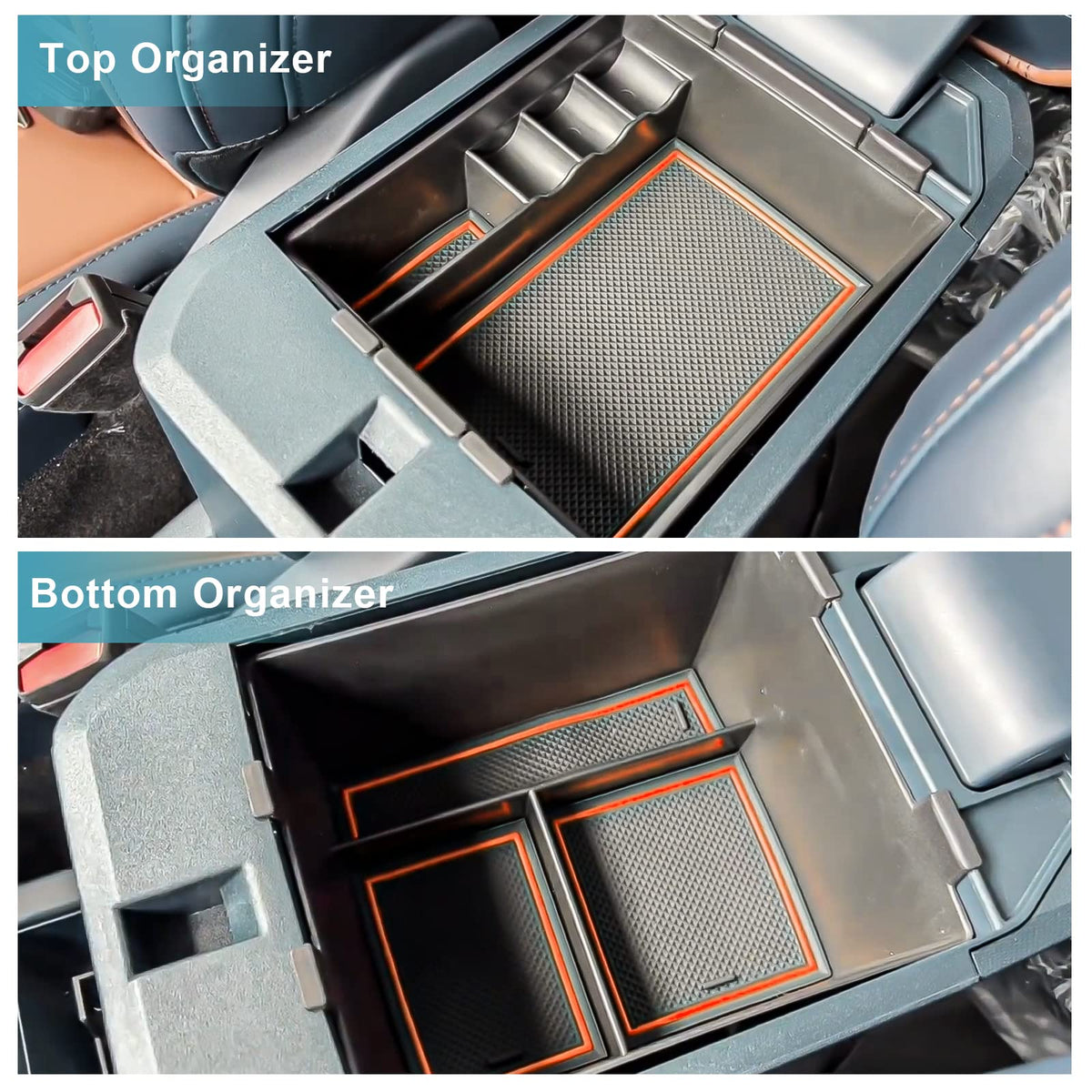 CDEFG close-up of matte ABS texture that matches Maverick interior