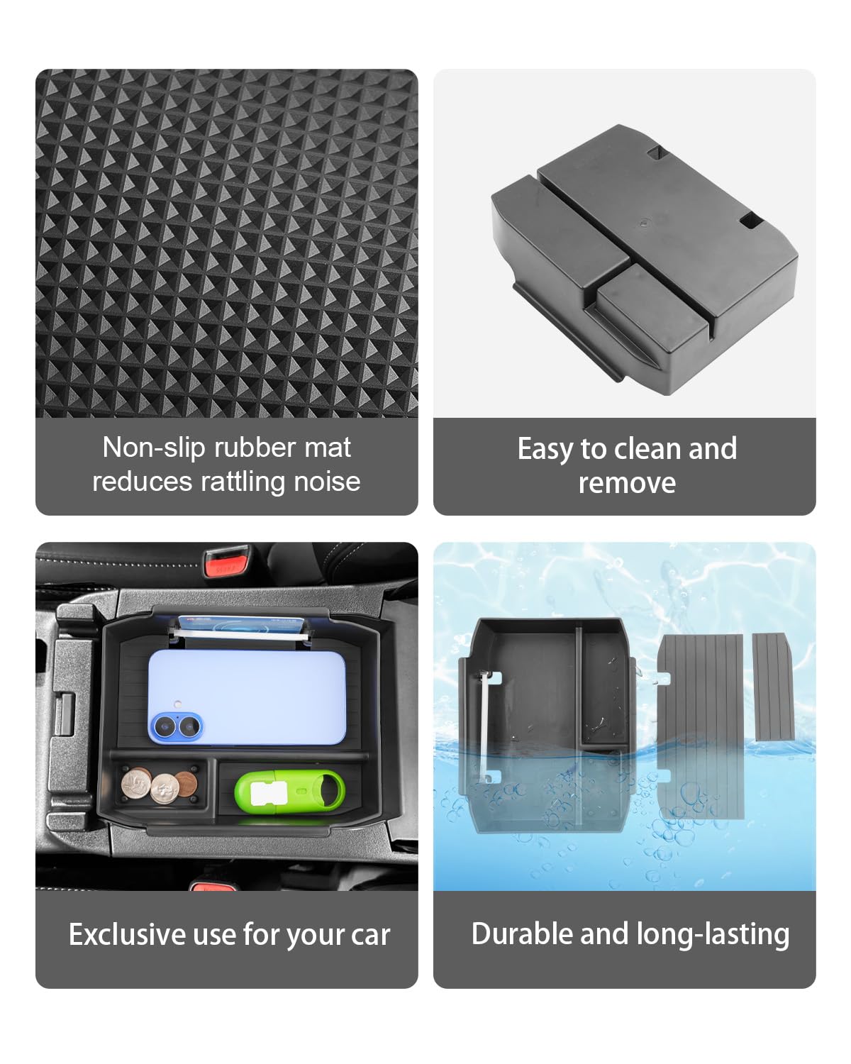 CDEFG size comparison with wallet and phone illustrating compact capacity
