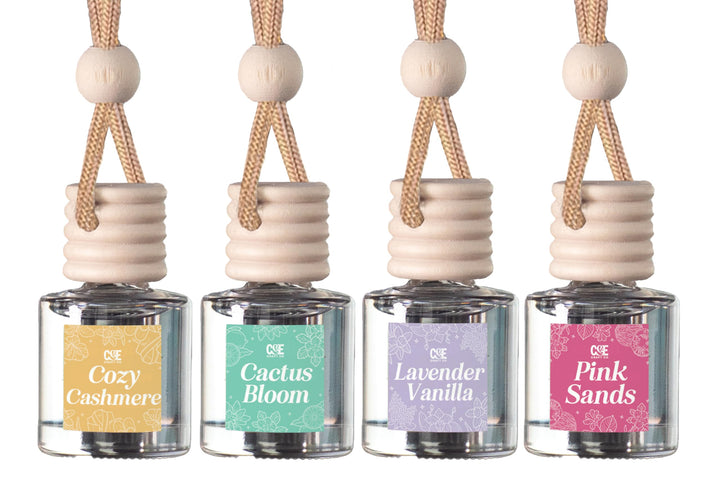 CE CRAFT front packaging of four floral diffusers showing scent variety and lasting benefit