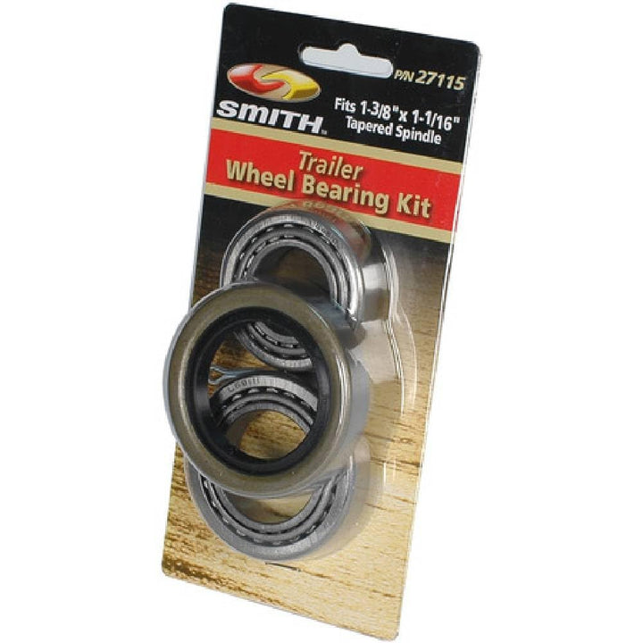 CE Smith bearing kit front view showing parts and tools, durable marine repair solution
