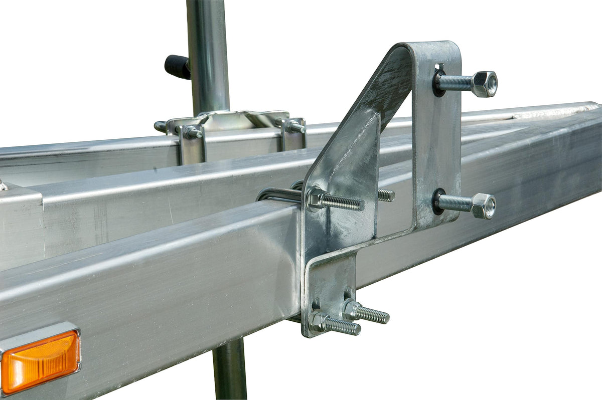CE Smith close-up of galvanized steel frame highlighting corrosion resistance