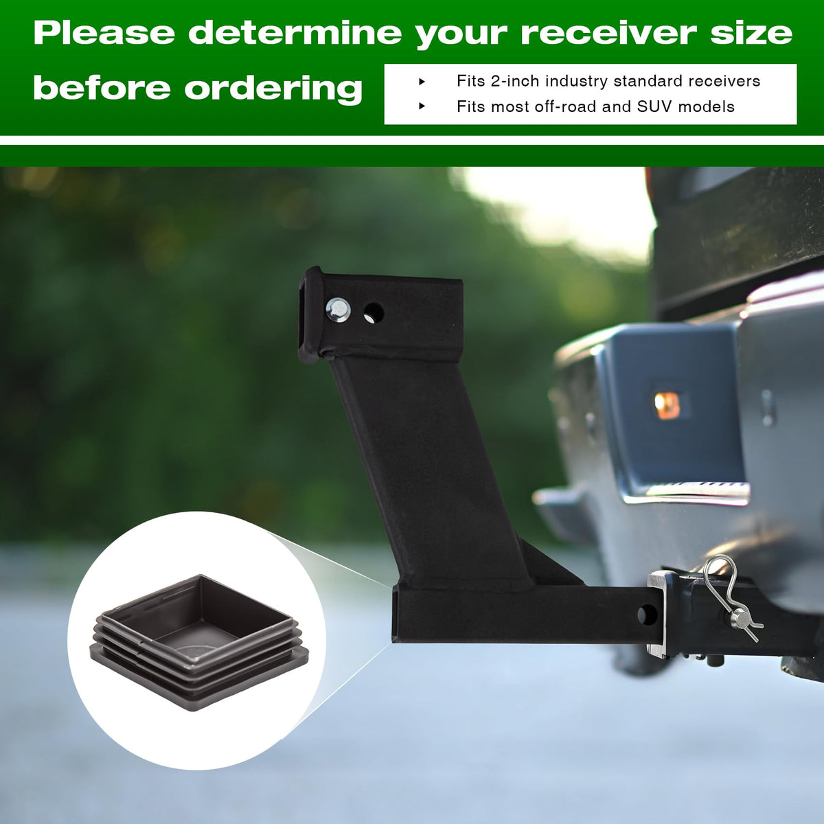 Ceelpeopar included pins and receiver cover for immediate secure installation