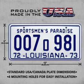 Celebrity Machines side profile showing plate thickness and pre-drilled mounting holes for easy display