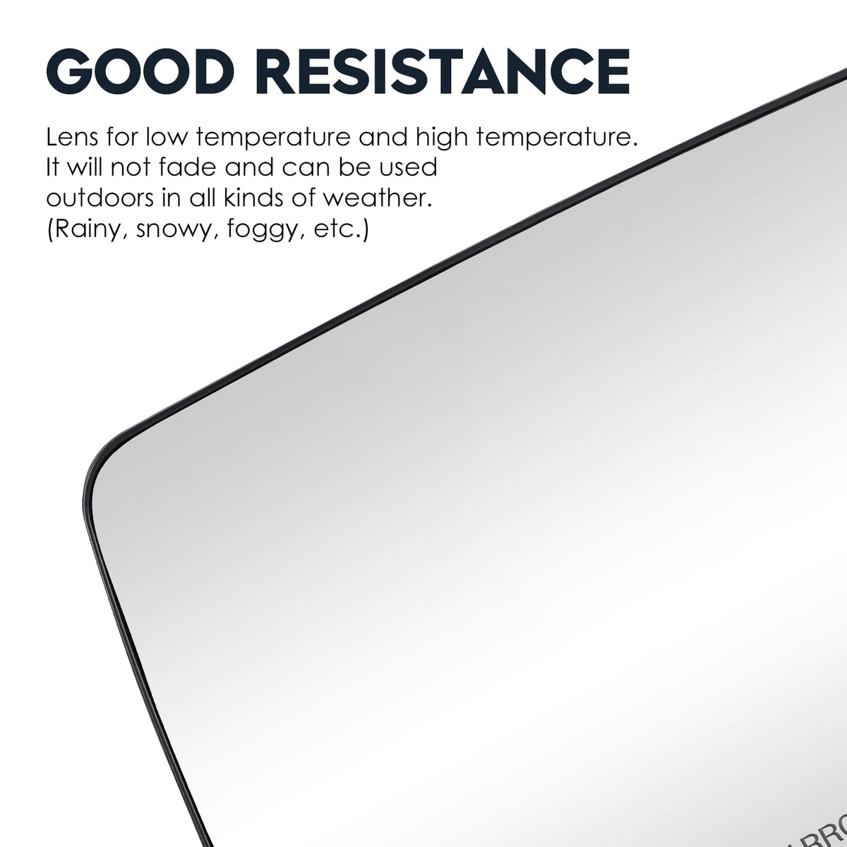 Cenfeild mirror installed on a 2009 Ford F-150 showing improved side visibility benefit
