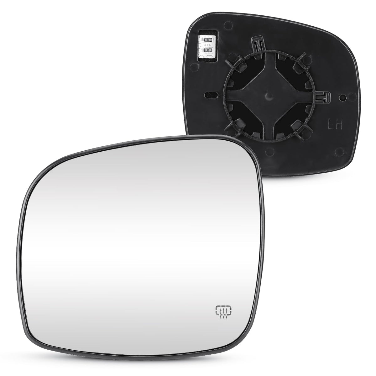 Cenfeild left mirror front view showing clean reflective surface and fitment benefit