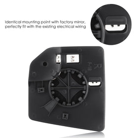 Cenfeild mirror installed on Ford F-150 passenger side improving visibility