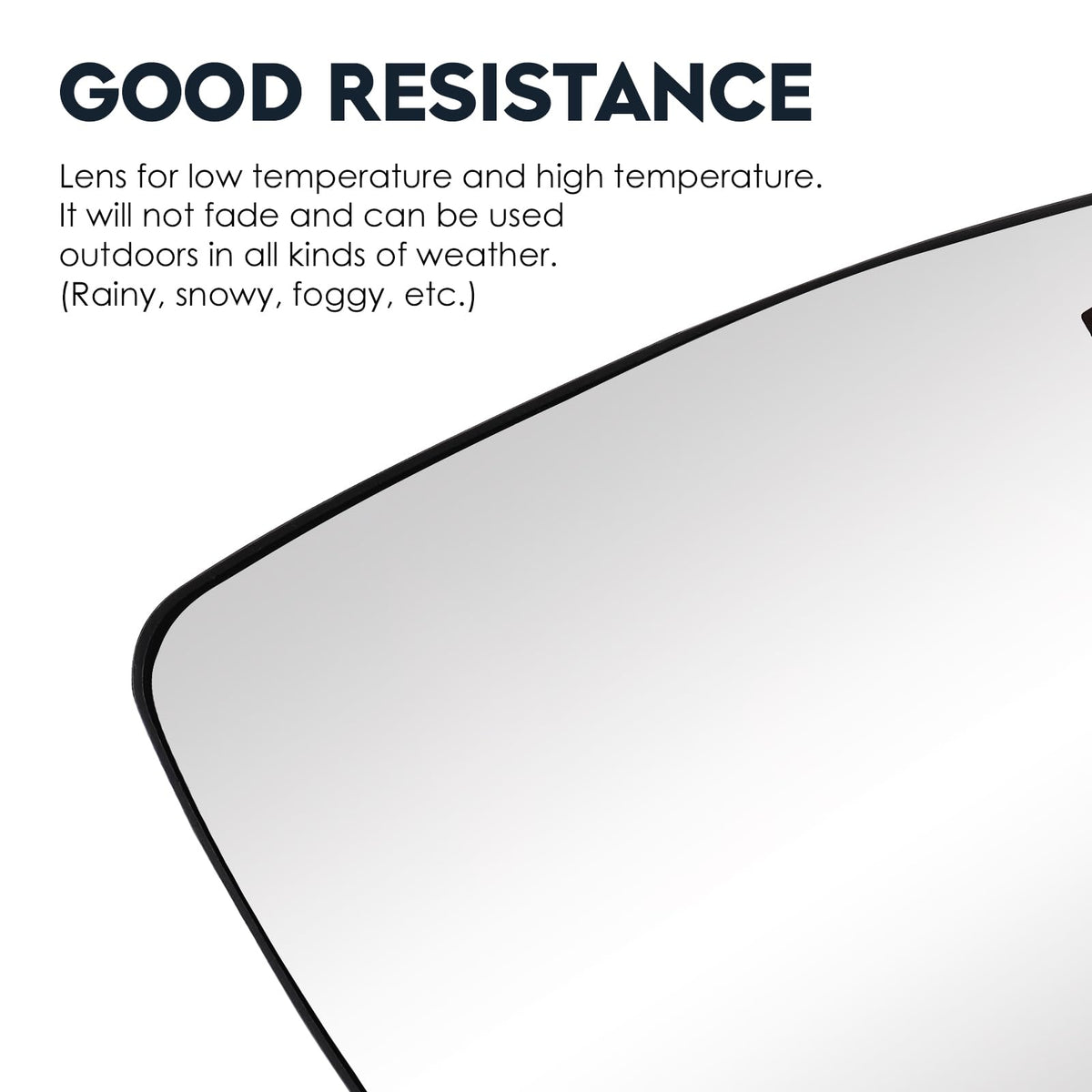 Cenfeild mirror held in hand for scale showing accurate OEM-like dimensions