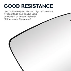 Cenfeild mirror held in hand for scale showing accurate OEM-like dimensions