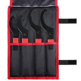 CENFORGE front view of four-piece spanner set showing organized layout and quick benefits