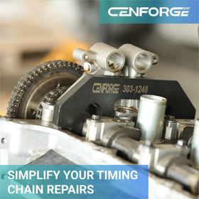 CENFORGE compact case beside a ruler for scale showing convenient storage and transport