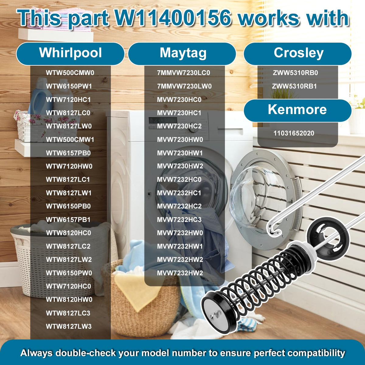 Close-up of Cenipar W11400156 rod texture and construction highlighting long-lasting strength