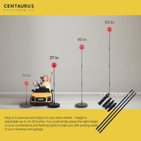 CE CENTAURUS in-garage demo showing exact bumper alignment benefit