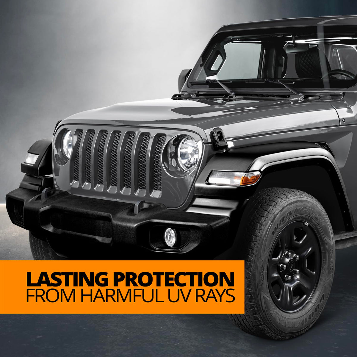 CERAKOTE before and after on side molding showing dramatic improvement