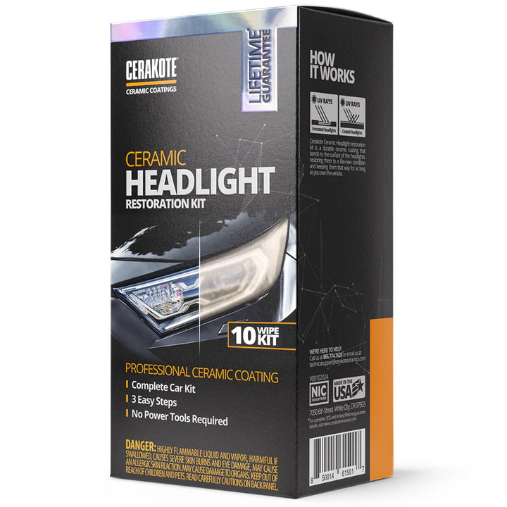 CERAKOTE front packaging showing complete restoration kit benefits