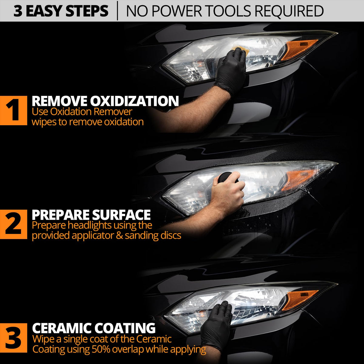 CERAKOTE sanding kit detail showing safe hand-sanding materials