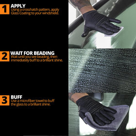 CERAKOTE wipe held in hand for scale, shows compact professional sizing and on-the-go convenience