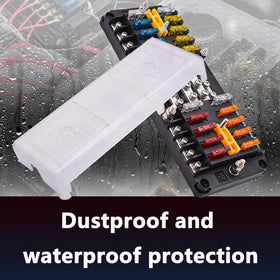 CEURSAVA label recesses and push-button latch for easy circuit identification