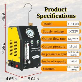 CFTNSXND close-up of adjustable flow meter for precise smoke control