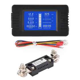 CGELE front panel display showing multiple battery metrics for easy monitoring